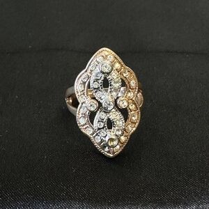 Elegant Gold and Silver Women's Ring